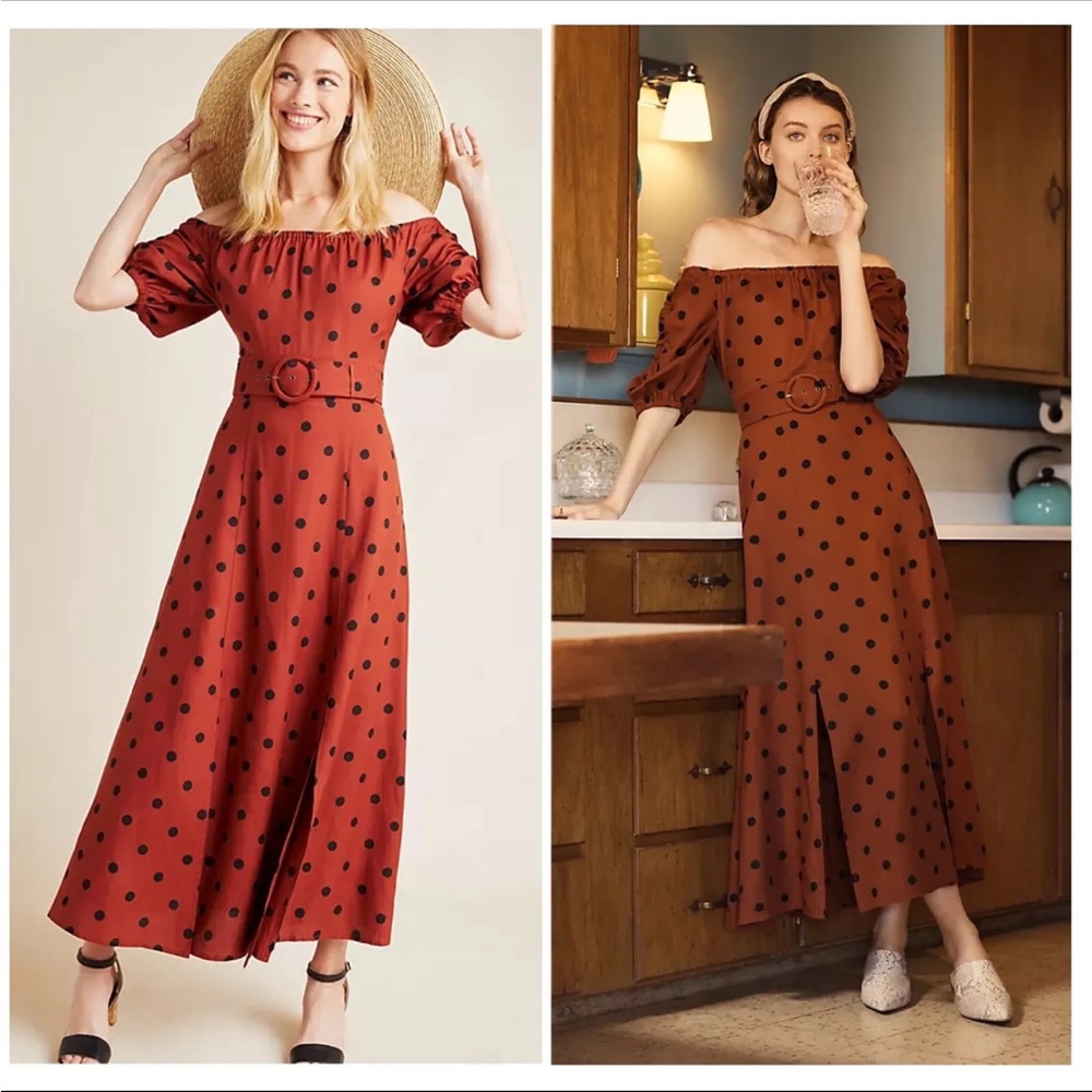 Lucienne Off-The-Shoulder Maxi Dress